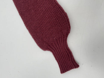 V Yaka Düğmeli Oversize Triko Hırka