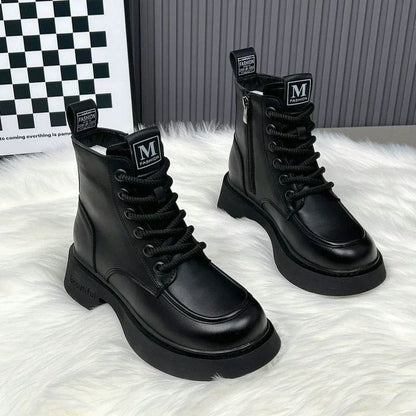 Kışlık Peluş Astar Kalın Taban Bot