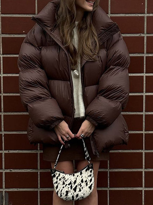 Oversize Şişme Mont