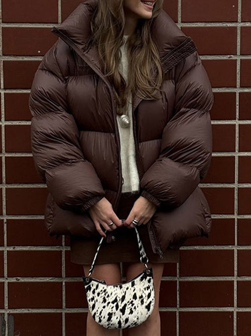 Oversize Şişme Mont